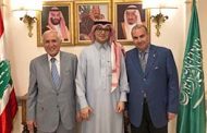 بخاري بحث مع ابو زكي مشاركة السعودية في منتدى الاقتصاد العربي الـ26 في بيروت