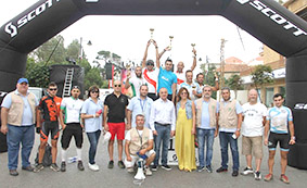 الياس ابو رشيد بطل الدراجات الجبلية في ضهور الشوير