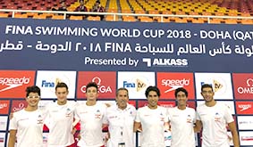 بعثة لبنان للسباحة عادت من قطر: تحطيم رقم قياس لبناني واحد عبر يوري  غصن