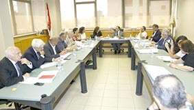 نقابة المقاولين تابعت ومعهد باسل فليحان  مواضيع التدقيق والمحاسبة والمناقصات