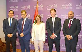 دبوسي يشرح لوفد بريطاني مبادرة «طرابلس عاصمة اقتصادية»
