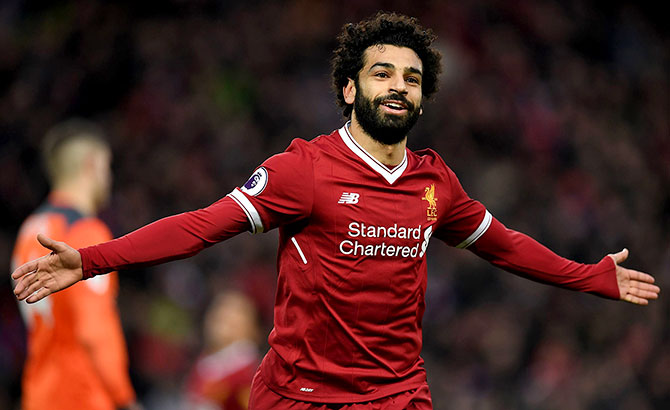 محمد صلاح في قائمة اللاعبين المرشحين لجائزة الكرة الذهبية لأفضل لاعب في العالم