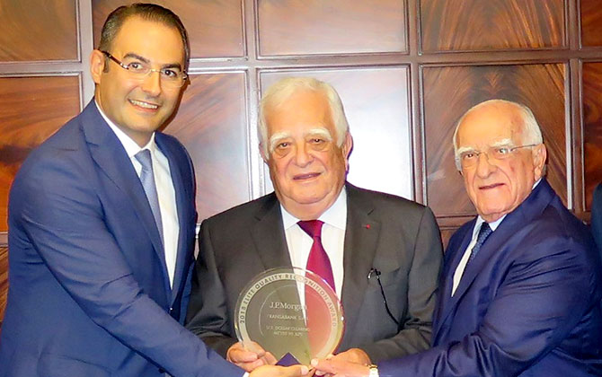 «جي بي مورغان» يمنح «فرنسَبنك» جائزة جودة عمليات المقاصة بالدولار