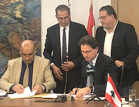 شقير يرعى توقيع عقد شراكة بين  «ميتس اينرجي» ووزارة الصناعة العراقية