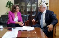 قمرالدين عرض مشاريع طرابلس مع ريا الحسن