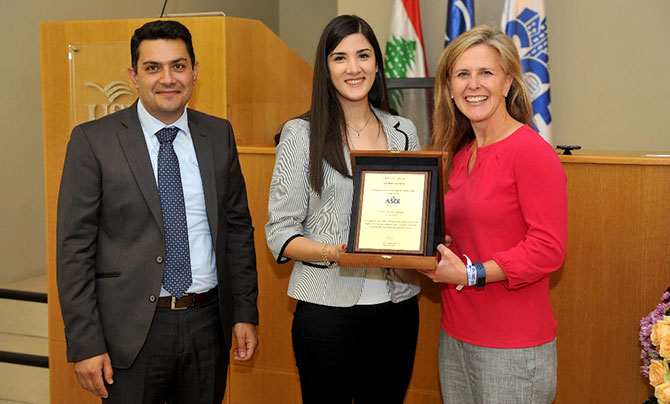 جامعة الروح القدس في الكسليك تستضيف رئيسة الجمعية الأميركية للمهندسين المدنيين
