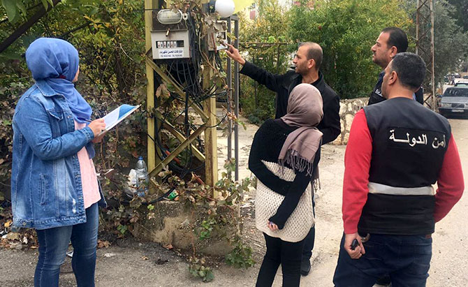 مفتشو وزارة الإقتصاد يجولون  على مولدات اشتراك الكهرباء ويوجهون انذارات