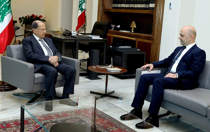 رئيس الجمهورية طلب من حاصباني العمل على تطبيق البطاقة الصحية بأسرع وقت