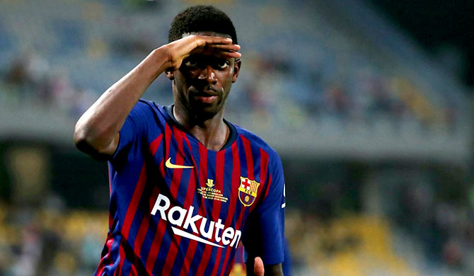 ديمبيلي ينقذ برشلونة وتوتنهام يلحق اول خسارة بــ «تشيلسي»