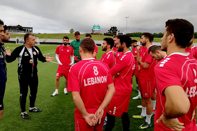 منتخب الارز يلتقي البحرين اليوم خلف ابواب موصدة تحضيرا لكأس آسيا