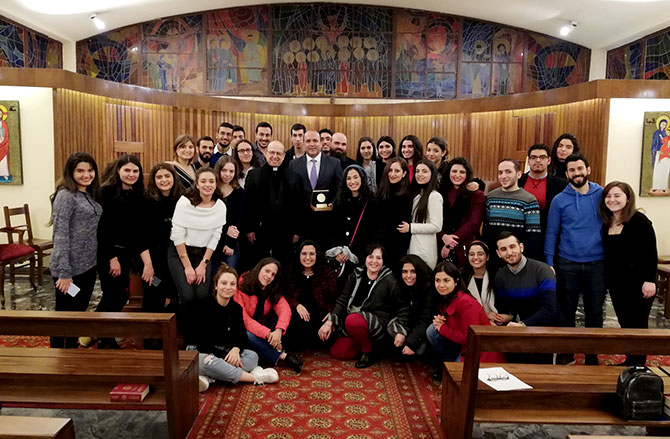 قداس واحتفال بتدشين موقع العمل الراعوي في جامعة الروح القدس