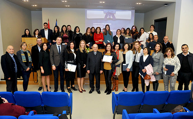 تخريج الدفعة الثانية لمركز التعليم المستمر في جامعة الروح القدس