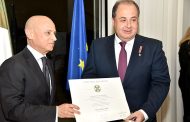 السفير الايطالي يكرم رئيس المجلس الاقتصادي الاجتماعي شارل عربيد
