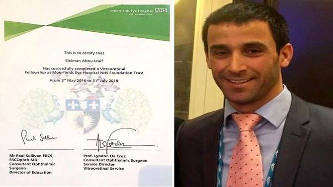 طبيب لبناني يحصد أعلى لقب عالمي في طب العيون