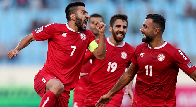 منتخب لبنان باللون الابيض يواجه قطر اليوم في بداية حملته القارية