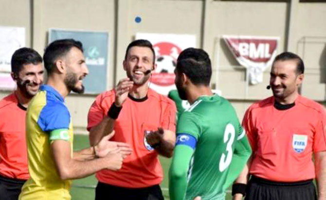 كرة قدم / الدوري اللبناني - الجولة الـ13 -الانصار يفوز على الصفاء وتألق للوافد الجديد سوني سعد