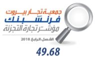 مؤشر تجار بيروت - فرنسَبنك لتجارة التجزئة 49.68 للفصل الرابع من سنة 2018