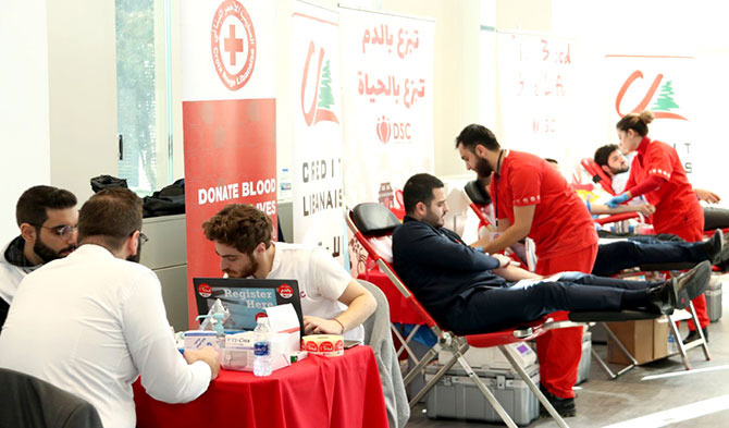 موظّفو بنك الاعتماد اللبناني يشاركون في حملة للتبرّع بالدمّ