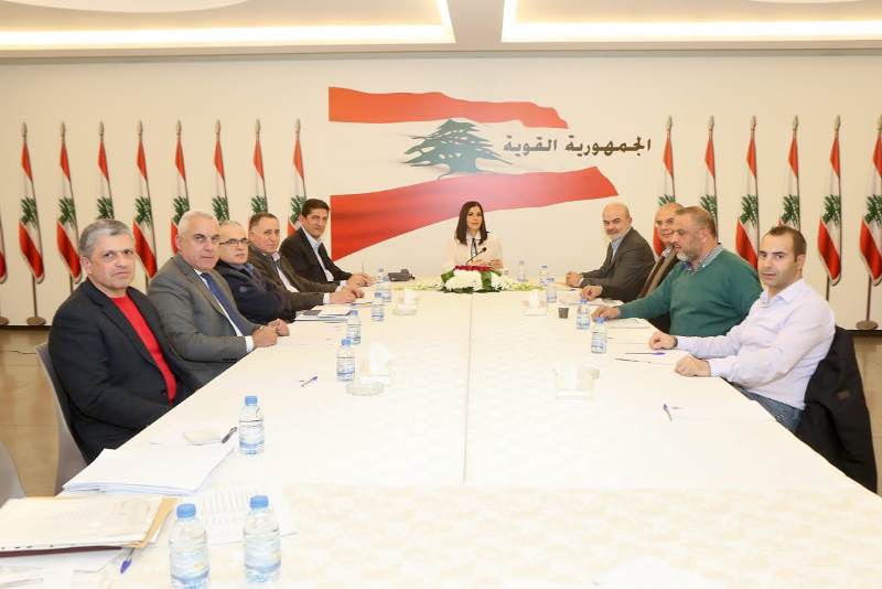 جعجع ترأست اجتماعا لإنماء قضاء بشري