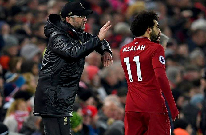 محمد صلاح لاعب الشهر في انكلترا