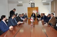 وزير الزراعة استقبل وفد كلية الهندسة ونقابة اتحاد القصابين وتجار المواشي