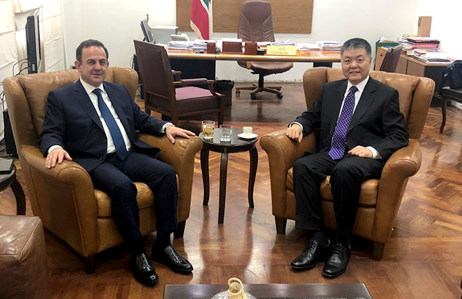 كيدانيان بحث وسفير الصين  كيفية تطوير التعاون السياحي