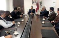 بطيش التقى وفد جمعية تجار  بيروت ونقابة مربي الدواجن