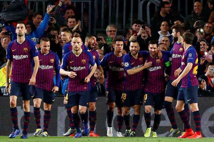 برشلونة لمواجهة زحفه  قبل القمة المرتقبة ضد اتلتيكو
