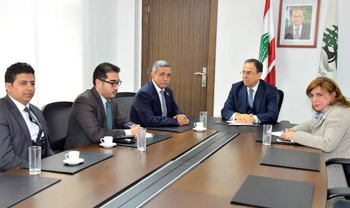 بطيش التقى سفيري اليمن وقبرص  ووفد نقابة مستوردي الخضار والفاكهة