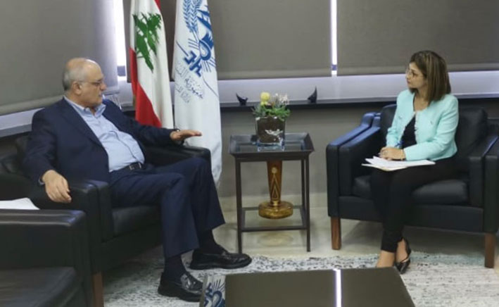 خليل التقى فريق البنك الدولي ومسؤولة صندوق النقد الدولي