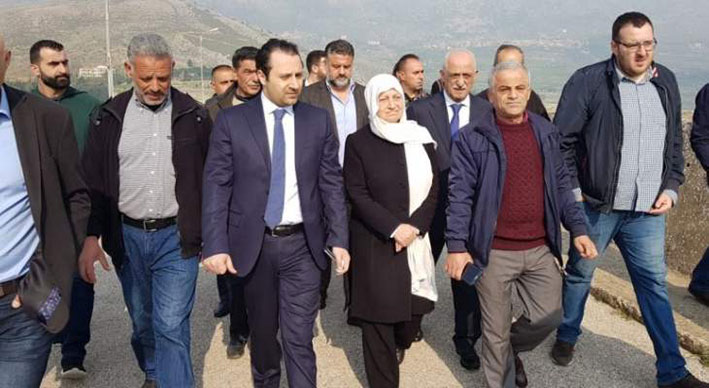 الحريري تتفقد بحيرة القرعون وتطرح شعار «الليطاني اولا»