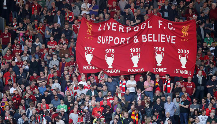 ليفربول يعزف لحن مشجعيه الأوفياء