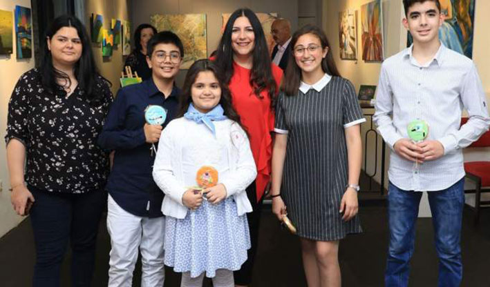 معرض جماعي لمحترف الفنانة باسكال مسعود بعنوان Futurs Artistes 3‎