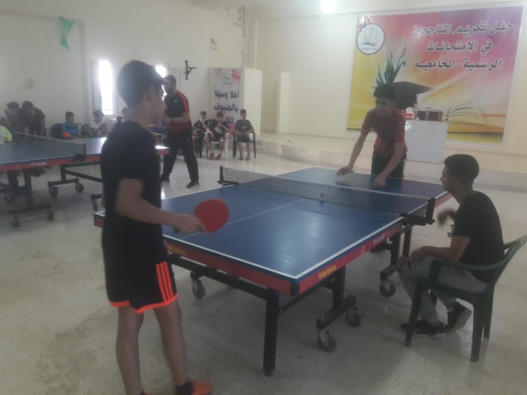 مباراة كرة الطاولة والتيرو ضمن فعاليات مهرجان اتحاد بلديات جبل عامل الرياضي