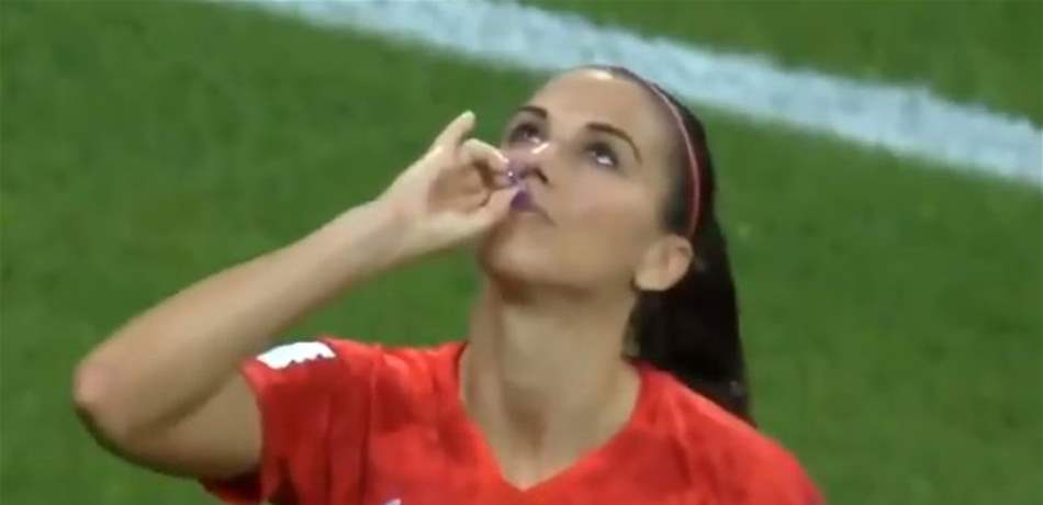 بعد احتفالها المثير للجدل.. اللاعبة الأميركية تكشف السّبب!