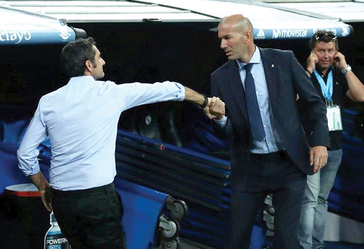 قطبا مدريد يستعدان للي ذراع برشلونة
