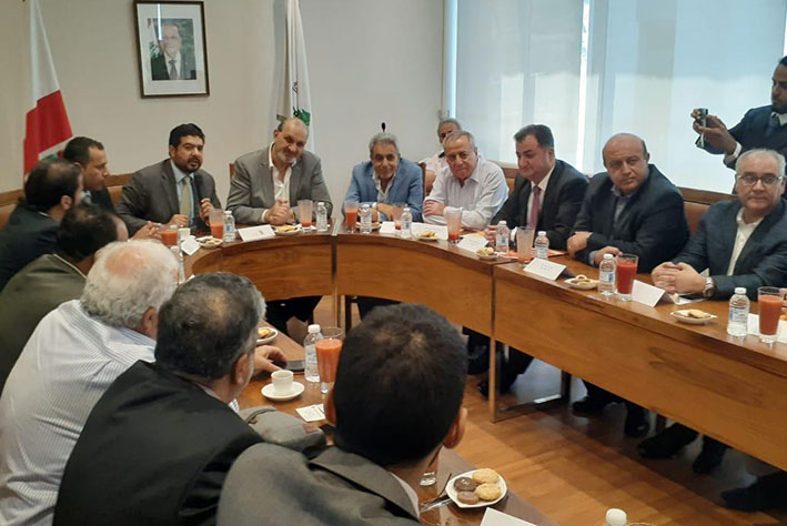 الوفد التجاري لدولة سلطنة  عمان زار غرفة زحلة والبقاع