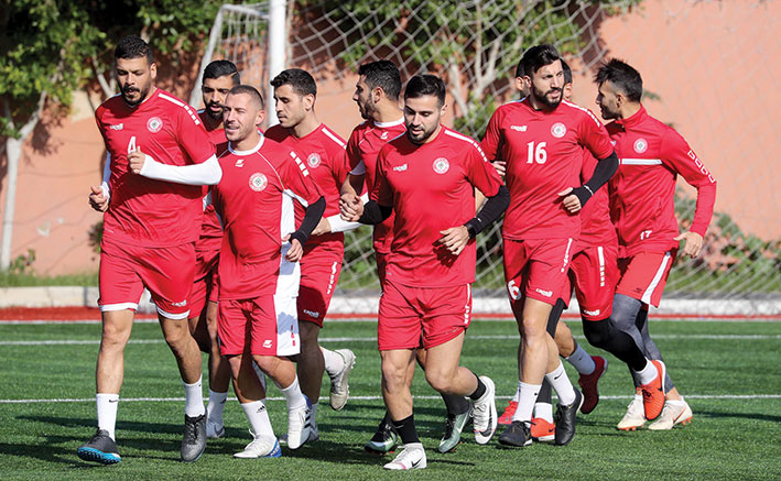 منتخب لبنان لكرة القدم يستأنف تمارينه استعداداً للتصفيات المزدوجة
