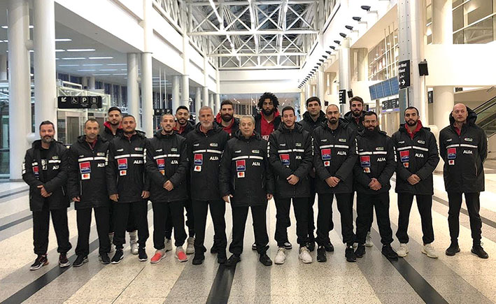 منتخب لبنان للرجال بكرة السلة غادر للمشاركة في دورة الملك عبدالله