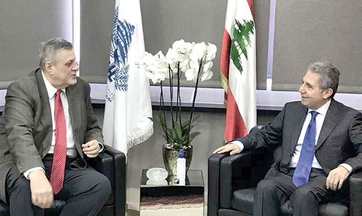 وزني تبلغ من كوبيتش استعداد الأمم المتحدة لدعم لبنان وشعبه