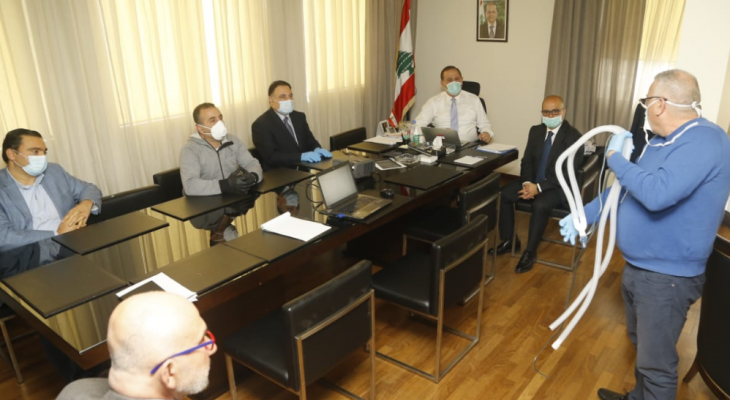 وزير الصناعة تابع مبادرة جديدة  لتصنيع جهاز تنفسي اصطناعي