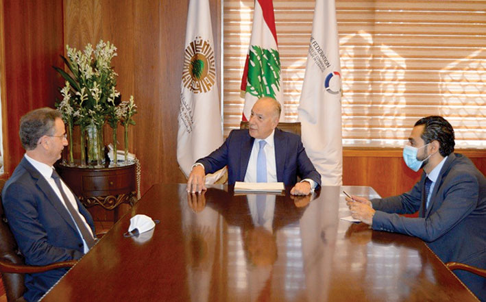 نعمة والمدير العام للاقتصاد يطلعان على مشاريع غرفة طرابلس