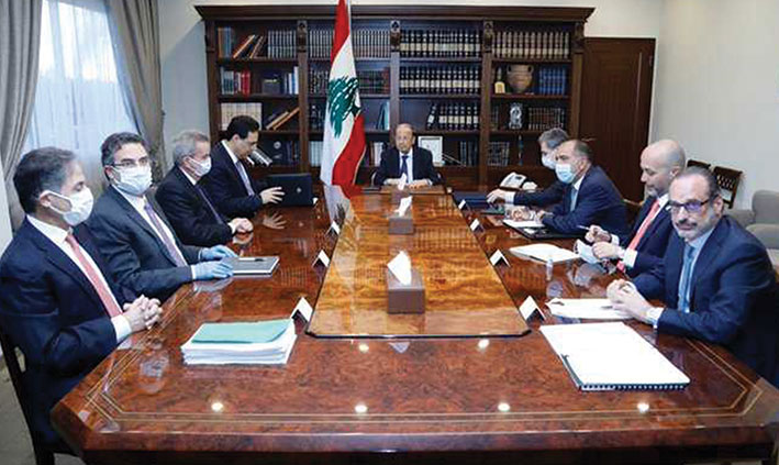 اجتماع مالي في بعبدا يعرض مفاوضات صندوق النقد الدولي