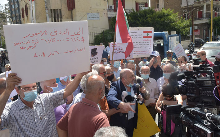 اعتصام للجان المستأجرين أمام قصر العدل ومذكرة الى نجم وعبود