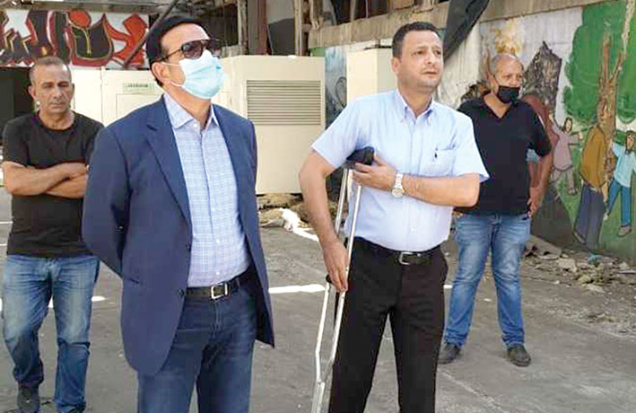 نجار متفقداً مديرية النقل المشترك وسكك الحديد