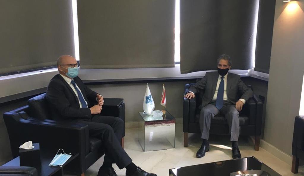 وزني بحث مع السفير الألماني في دعم بلاده للبنان