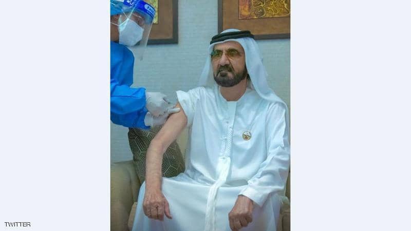 حاكم دبي يتلقى لقاح كورونا