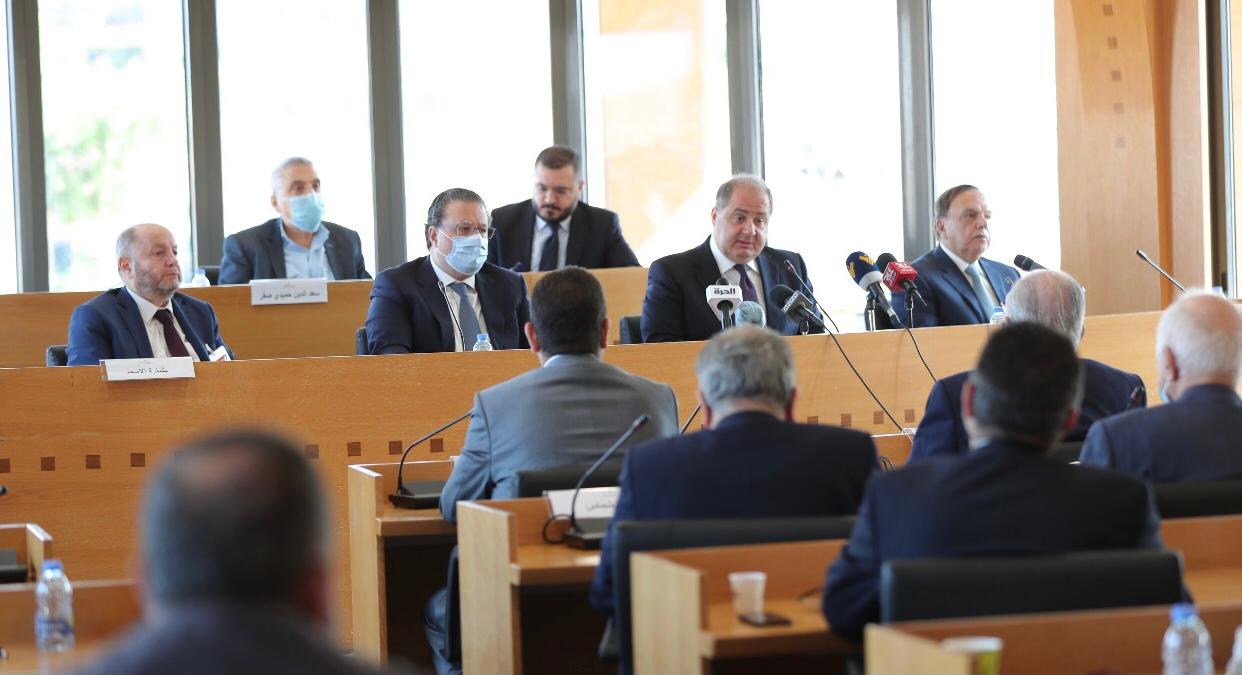 عربيد: لتشكيل الحكومة واتخاذ قرارات تشاركية مع القطاعات الانتاجية