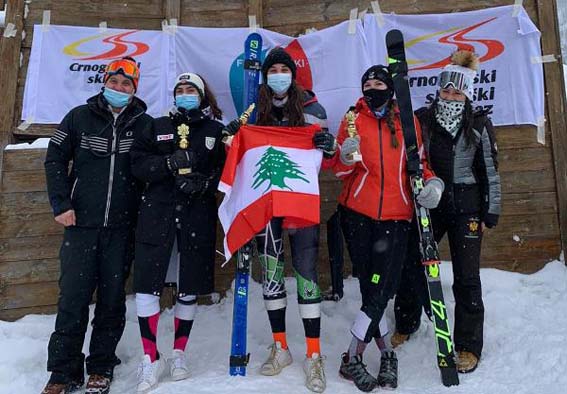 لبنان بطل سيدات الدول الصغرى في التزلج الألبي