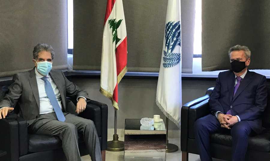 وزني بحث في الوضع المالي مع حاكم مصرف لبنان سلامة